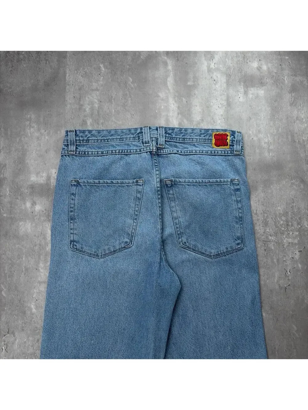 Y2K Blue Empyre Grunge Skater Baggy Denim Jeans